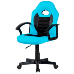 Геймерское кресло CHAIRMAN KIDS 111 Черный-голубой