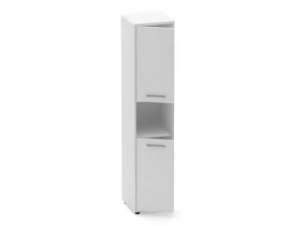Шкаф 4 узкий закрытый, с нишей Deka 10.19.12Л Белый