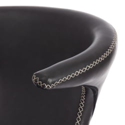 Барный стул FLAIR BAR (mod. 9018) экокожа/металл, 60 х 56 х 106 см , серый 22/черный