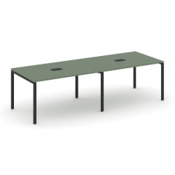 Стол переговорный (2 столешницы) CONCEPT CN.PRG-024 Кобо Черный