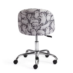 Кресло MELODY ткань/флок, серый, Cats/29