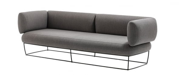 Диван трехместный с подлокотниками Деми А-17/12