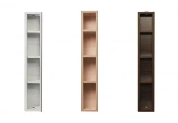 Распашной шкаф в гостиную Хоп Шелф Арт Беленый дуб