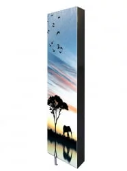 Шкаф Драйв Шелф Арт (правый) Беленый дуб