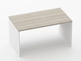 Стол прямой Deka ЛДСП каркас 75.08.14 Дуб Сантана светлый/Белый