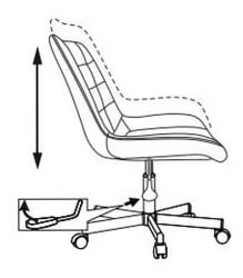 Кресло для оператора Бюрократ CH-350M Черный