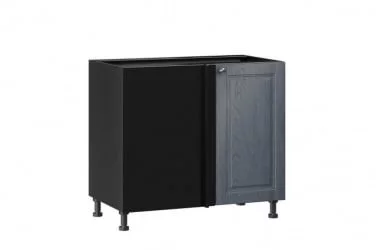 Тумба кухонная угловая 1000 Мокка ЛД 274.210.000.139 Черная Дуб фактурный антрацит