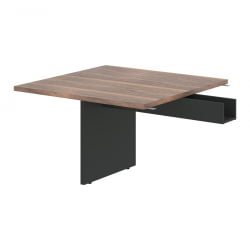 Стол приставной VELION VENEER VRFCT 1212.1 Американский орех Яшма черная