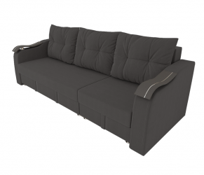 Диван прямой Рио Трансформер (Berhouse) Цвет фасада: Темно серый Велюто 32; Тип: Левый/правый; Материал фасада: Металл/Велюр