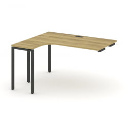 Стол-приставка к опорной тумбе/шкафу (левый) CONCEPT CN.OSAPR-005(L) Дуб Винченцо Антрацит