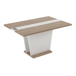 Брифинг-приставка / Элемент стола переговоров (с кабель-каналом) ASTI AST33970121 Вяз Белый