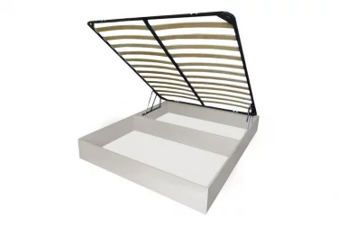 Кровать двуспальная из дерева Сиеста 1400 ПМ Альба темно-серый