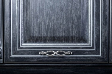 Угловой кухонный гарнитур 2400 Италия №02 Черный Дуб темный