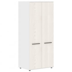 Гардероб ЕДИС ЕCВС 85 Ясень Траун Мокко Белый / EDIS ECWS