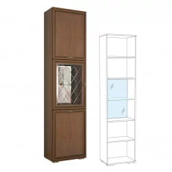 Пенал с витриной Ливорно ЛШ-5 Орех донской