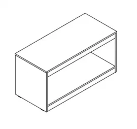 Тумба для прихожей KDH 1045 Белый