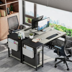 Компьютерный стол EUREKA ZX-SS140B-OGB с шириной 140 см Oak Grey