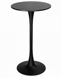 Обеденный стол MIA BAR (черная столешница, черное основание)
