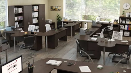 Стол эргономичный левый TRD29615601 Темный дуб