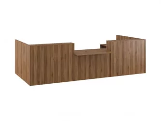 Элемент ресепшн боковой левый SAL31092203 Орех