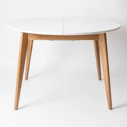 Стол обеденный Орион Plus 100x100 Морилка Орех Морилка Дуб натуральный