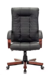 Кресло руководителя Бюрократ KB-10WALNUT/B/LEATH