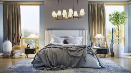 Кровать двуспальная 1600 Шелли EL-6B с подъемным механизмом Серая