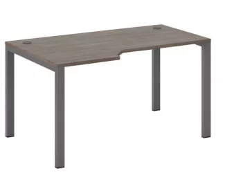 Стол эргономичный левый на металлоопорах New Line NLN36322634 Дуб шамони темный