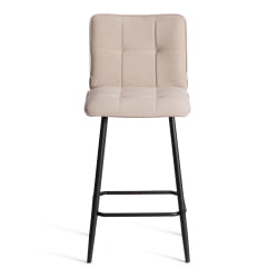 Барный стул Bari/Бари велюр, бежевый, 7, 42х55х99 см