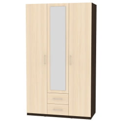 Шкаф распашный R-230х135х45-2-M(Венге-ДМ)