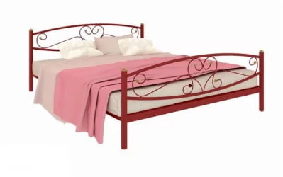 Кровать Каролина Plus 1600х1900 Красная
