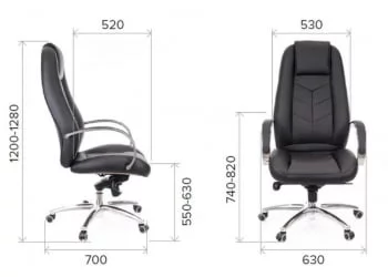 Кресло руководителя Drift Lux M кожа Бежевый