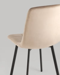 Стул Чиллй велюр мокка 2 шт. / Chilly