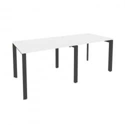 Рабочая станция на П-образном м/к ONIX O.MP-RS-2.1.8 Белый Бриллиант/Антрацит