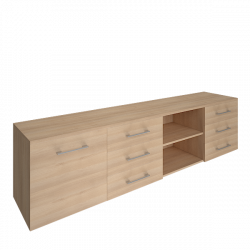 Тумба модульная четырехсекционная YALTA LT-TS 4.1R Акация Лорка