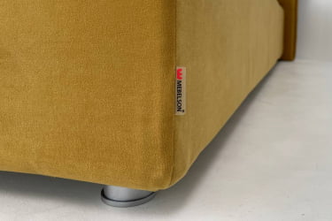 Кровать с подъёмным механизмом Альба с подъем. механизмом ZP.KM0.9-01 медовый (велюр)