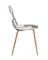 Стул Валенсия SN Пэчворк черно-белый