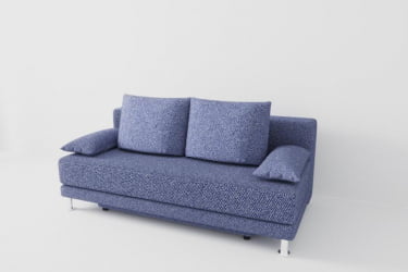 Диван Стандарт (Berhouse) Цвет фасада: Виолет; Тип: Прямой; Материал фасада: Рогожка