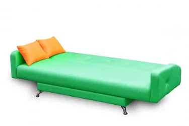 Диван с металлическими ножками MANGO 3 (2 категория) Зеленый Оранжевый