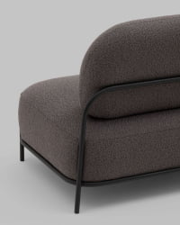 Диван Стоун ткань букле темно-серый