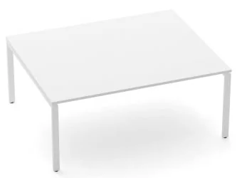 Стол для переговоров Deka П-обр.каркас 71.145.18 Белый