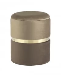 Банкетка Кэрри с ящиком велюр Коричневый