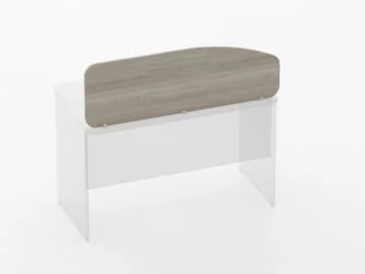 Экран разделительный Glassy 5.12.12 Дуб сантана светлый