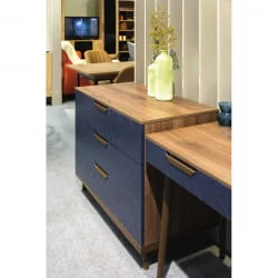 Комод Сканди с 3 ящиками Сапфир