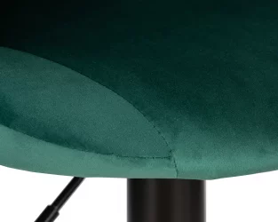 Стул барный DOBRIN LOGAN BLACK Зеленый велюр MJ9-88