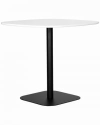 Дизайнерский стол DOBRIN OTIS (белая столешница, черное основание)