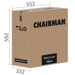 Офисное кресло CHAIRMAN 9801 BLACK C-3 Черный