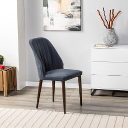 Стул Alen Diag grey_т. орех