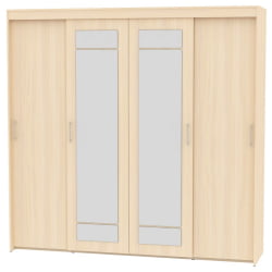 Шкаф-купе T-5-230х235х60-M(ДМ-5)