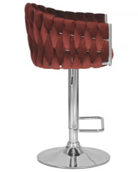 Стул барный DOBRIN MARCEL (винный велюр (MJ9-35)) 2 шт